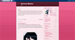 Desktop Screenshot of gloomy-maniac.blogspot.com