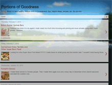 Tablet Screenshot of portionsofgoodness.blogspot.com