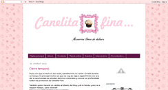 Desktop Screenshot of canelita-fina.blogspot.com