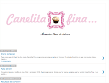 Tablet Screenshot of canelita-fina.blogspot.com