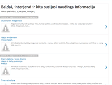 Tablet Screenshot of meduna-baldai.blogspot.com