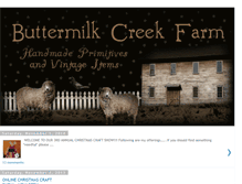 Tablet Screenshot of buttermilkcreekfarm.blogspot.com