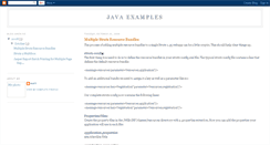 Desktop Screenshot of javawebprogramming.blogspot.com