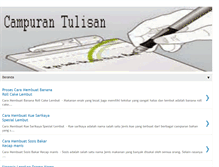 Tablet Screenshot of campurantulisan.blogspot.com