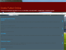 Tablet Screenshot of gratisfutbolonline.blogspot.com