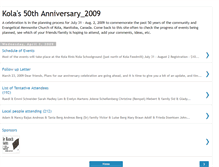 Tablet Screenshot of kola50anniversary.blogspot.com