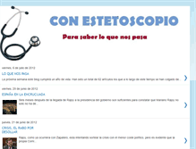 Tablet Screenshot of conestetoscopio.blogspot.com