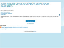 Tablet Screenshot of julianregulezubysz-acosador-estafador.blogspot.com