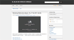 Desktop Screenshot of horacioarriaza.blogspot.com