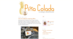 Desktop Screenshot of pinacoladadesigns.blogspot.com