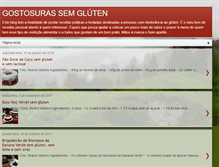 Tablet Screenshot of gostosurassemgluten.blogspot.com