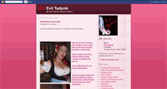 Desktop Screenshot of eviltadpole.blogspot.com