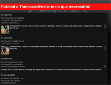 Tablet Screenshot of otranscenderdofutebol.blogspot.com