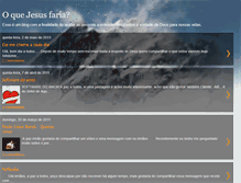 Tablet Screenshot of oquejesus-faria.blogspot.com