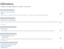 Tablet Screenshot of edtechmania.blogspot.com
