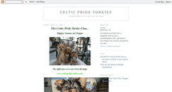 Desktop Screenshot of celticprideyorkies.blogspot.com