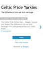 Mobile Screenshot of celticprideyorkies.blogspot.com