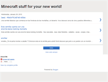 Tablet Screenshot of minecraftshitdb.blogspot.com
