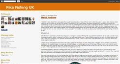 Desktop Screenshot of pikefishing.blogspot.com
