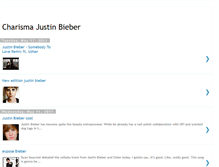 Tablet Screenshot of charismajustinbieber.blogspot.com