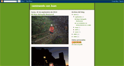 Desktop Screenshot of caminandoconjuan.blogspot.com