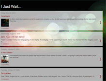Tablet Screenshot of i-just-wait.blogspot.com