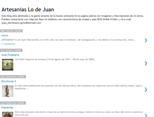 Tablet Screenshot of juanelartesano.blogspot.com