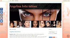 Desktop Screenshot of angelina-jolie-tattoos.blogspot.com