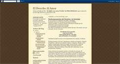 Desktop Screenshot of el-derecho-al-amor.blogspot.com