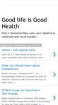 Mobile Screenshot of lifeishealth.blogspot.com