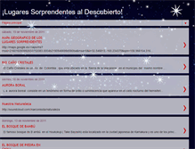 Tablet Screenshot of lugaresorprendentes.blogspot.com