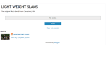 Tablet Screenshot of lightweightslams.blogspot.com