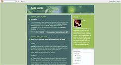 Desktop Screenshot of felislunae.blogspot.com