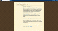 Desktop Screenshot of niche-informatiion.blogspot.com