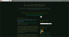 Desktop Screenshot of planetsedge.blogspot.com