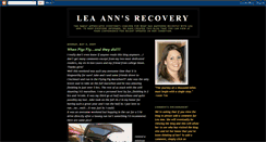 Desktop Screenshot of leaannsrecovery.blogspot.com