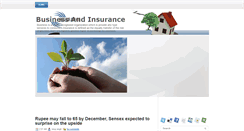 Desktop Screenshot of businessandinsurance.blogspot.com