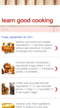 Mobile Screenshot of learngoodcooking.blogspot.com
