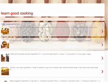 Tablet Screenshot of learngoodcooking.blogspot.com