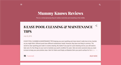 Desktop Screenshot of mummyknowsreviews.blogspot.com