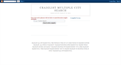Desktop Screenshot of craiglist-search.blogspot.com