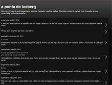 Tablet Screenshot of pontadoiceberg.blogspot.com