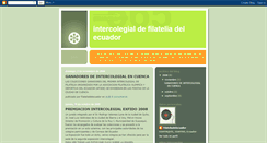 Desktop Screenshot of intercofilatelia.blogspot.com
