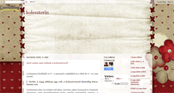 Desktop Screenshot of koleszterin.blogspot.com
