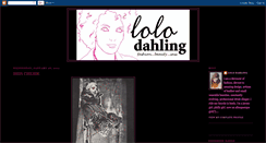 Desktop Screenshot of lolodahling.blogspot.com