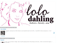 Tablet Screenshot of lolodahling.blogspot.com