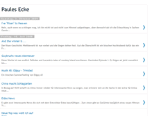 Tablet Screenshot of paules-ecke.blogspot.com