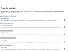Tablet Screenshot of fordmodelleri.blogspot.com