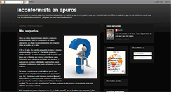 Desktop Screenshot of inconformistaenapuros.blogspot.com