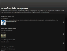 Tablet Screenshot of inconformistaenapuros.blogspot.com